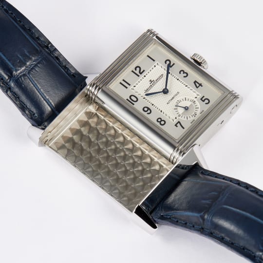 Reverso Classic Large Duoface Stainless Steel Silver Dial condition photo