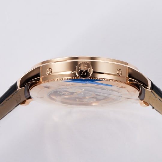 Traditionnelle 41 Complete Calendar Openface Rose Gold condition photo