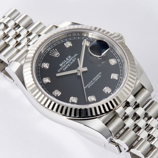 Datejust 41 Stainless Steel Diamond Jubilee Black Dial condition photo