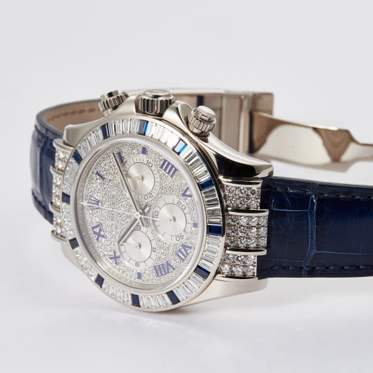 Daytona White Gold Diamond Pave Dial condition photo