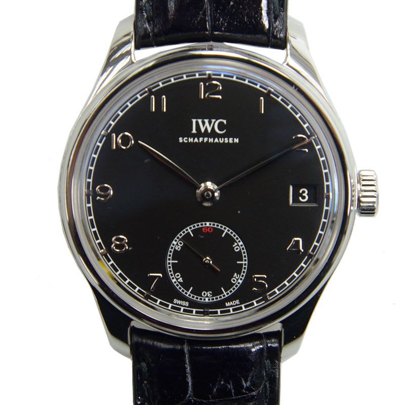 Portugieser Eight Days Stainless Steel Black Dial Product Image