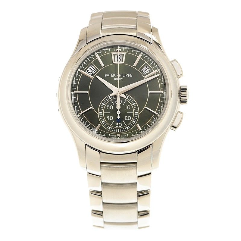 Annual Calendar Flyback Chronograph Steel Green dial Product Image