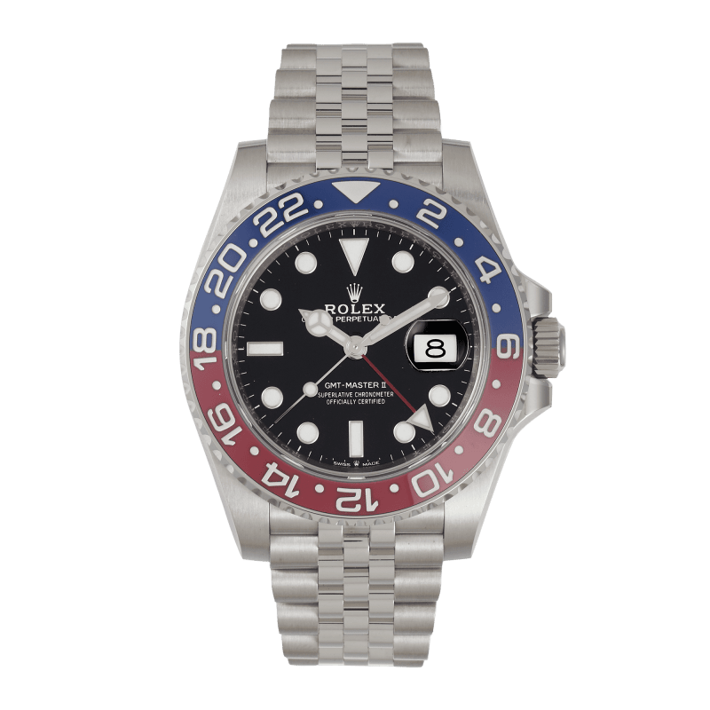 GMT-Master II Stainless Steel Jubilee Black Dial "Pepsi" Product Image