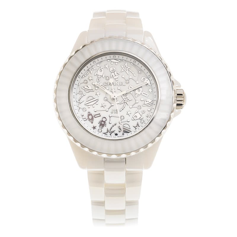 J12 Cosmic Ceramic Steel White Dial Product Image