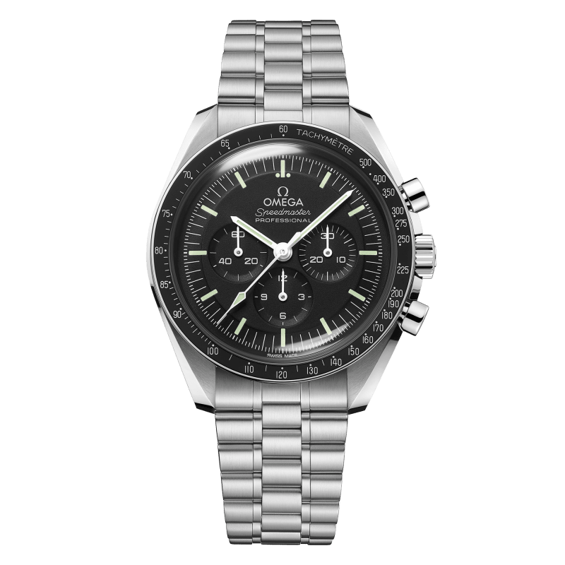 Photo of Speedmaster Moonwatch Stainless Steel Black Dial