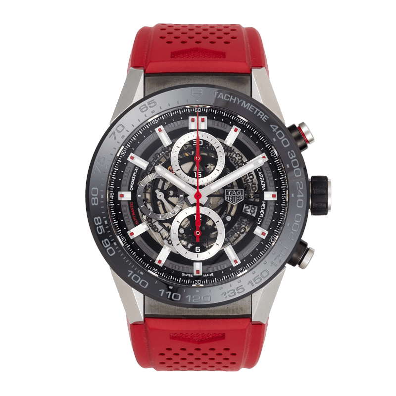 Carrera Chronograph Stainless Steel Skeleton Dial Product Image