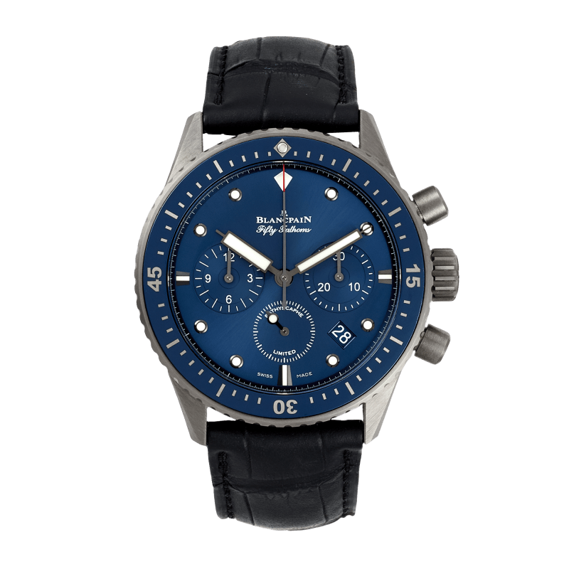 Fifty Fathoms Bathyscaphe Chronograph Flyback Ocean Commitment Product Image