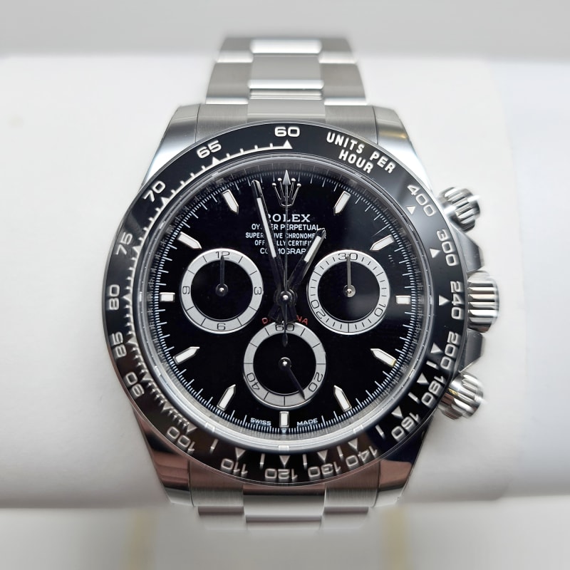 Daytona Stainless Steel Black Dial Product Image