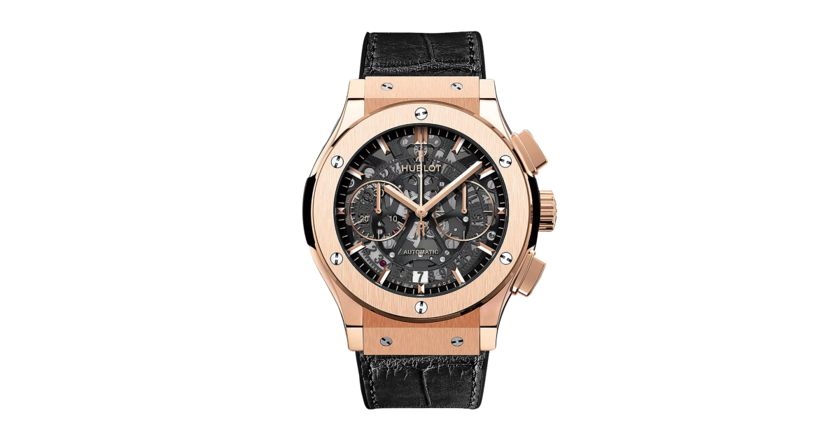 Hublot Classic Fusion Aerofusion Chronograph Rose Gold Skeleton