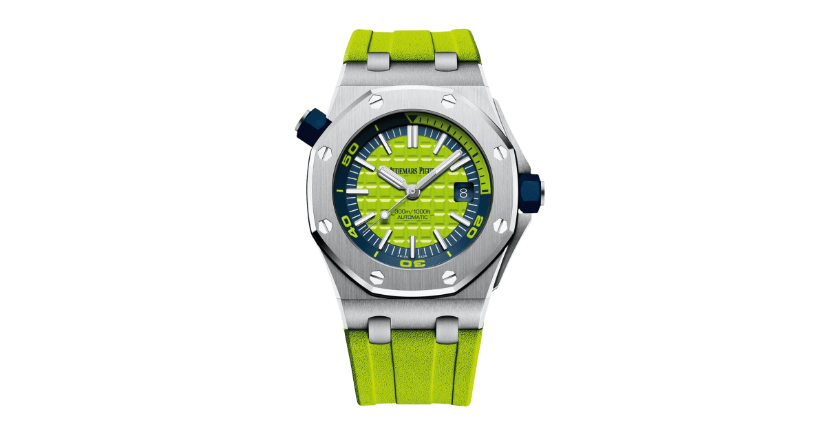 Audemars Piguet Royal Oak Offshore Diver Steel Green Dial 42mm