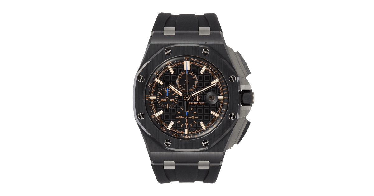 Audemars Piguet Royal Oak Offshore Titanium Black Dial 44mm