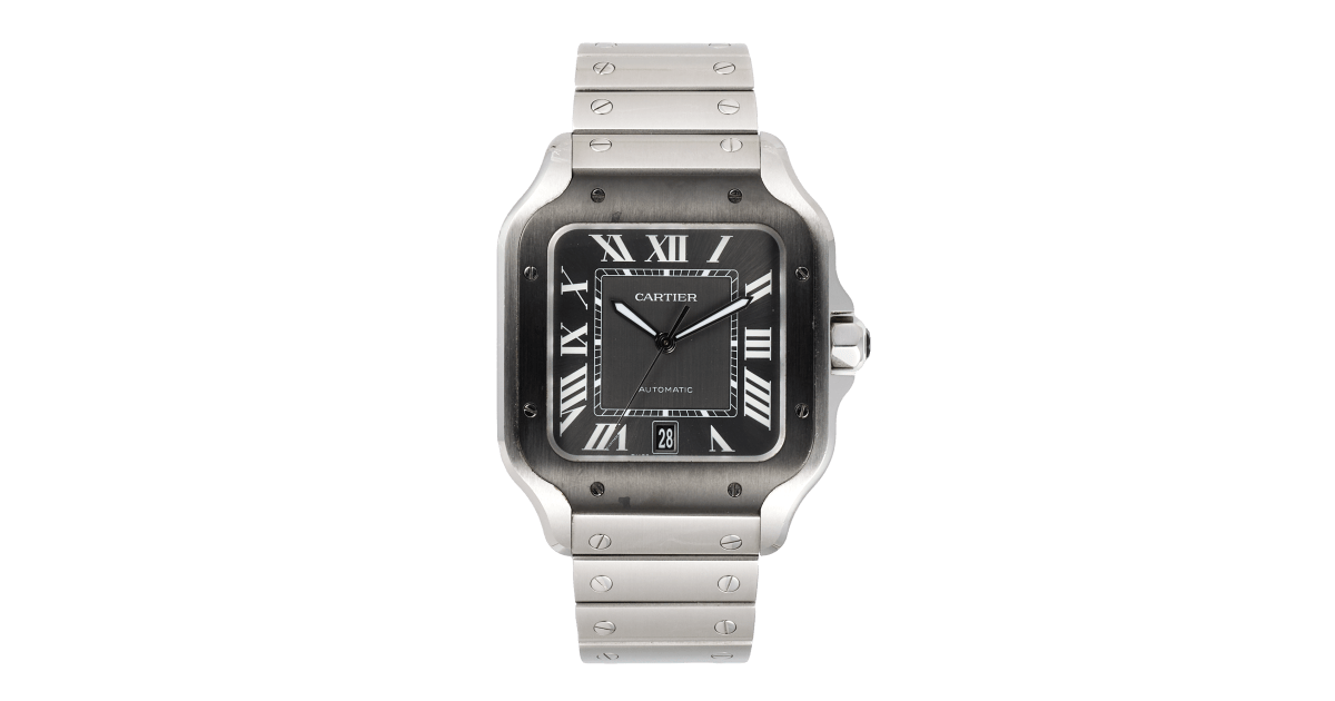 Cartier Santos De Cartier Steel Grey Dial 39mm WSSA0037 - Make an