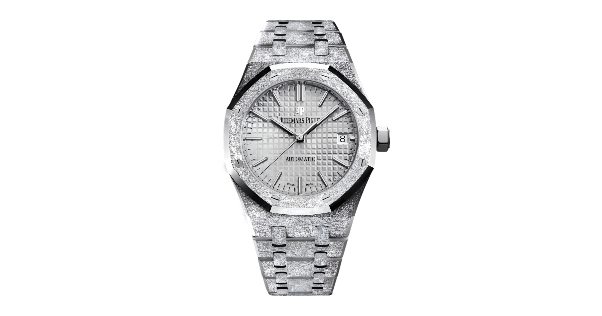 Audemars Piguet Royal Oak Selfwinding Frosted White Gold Silver