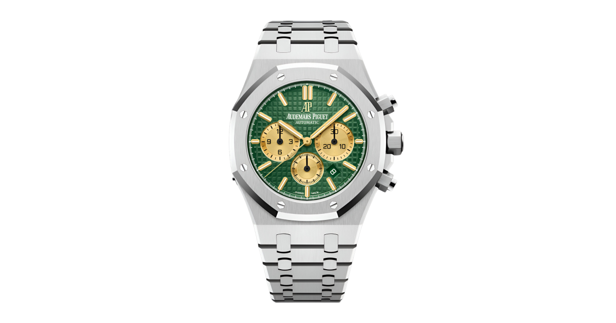 Audemars Piguet Royal Oak Chronograph Platinum Green Dial 41mm