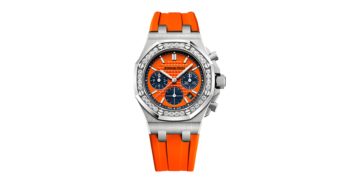 Orange Sapphire Diamond 1.91 Tcw Luxury Watch NEW 5TCW Natural Diamond Cartier Santos Large 40mm Pave  main image 3