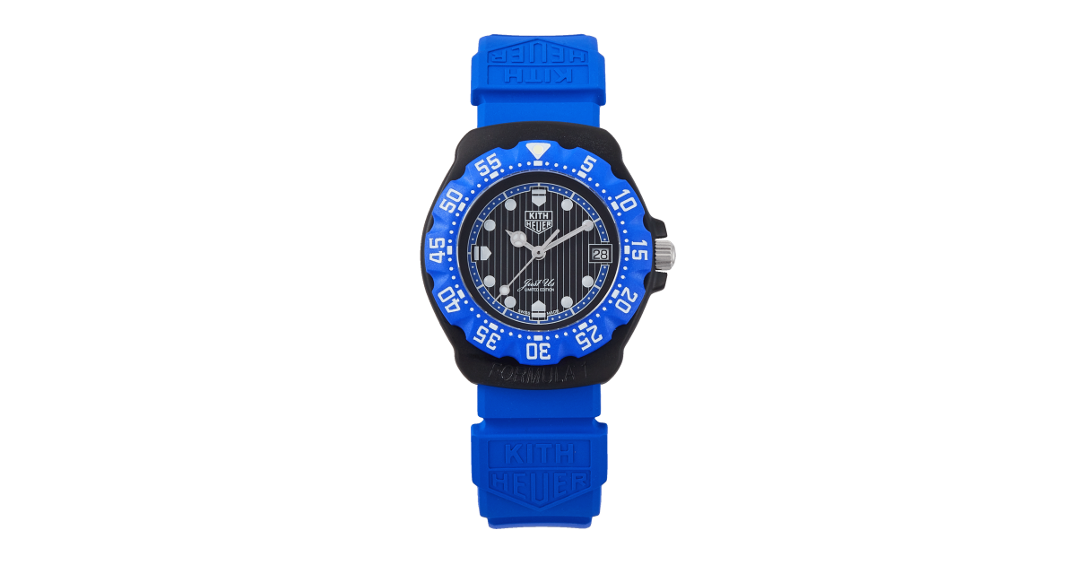 HEUER ストップウォッチ 青 Tag Heuer TAG Heuer Formula 1 x Kith Blue WA121J.BT0012 - Make an