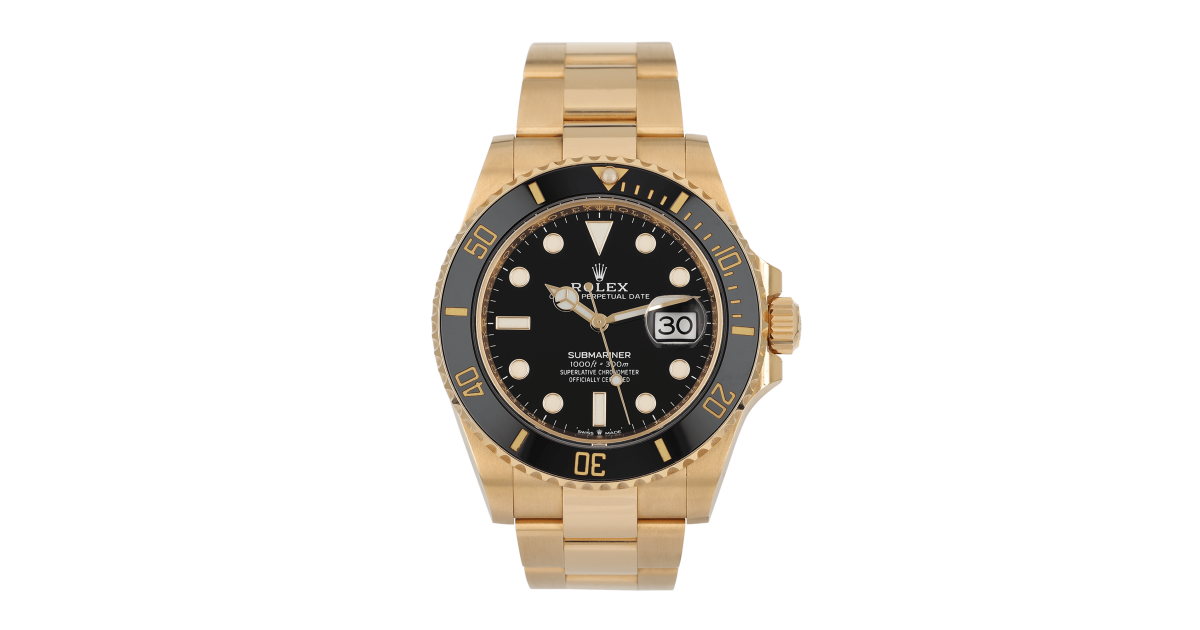 Rolex Submariner Date Yellow Gold Black Dial 41mm 126618LN-0002