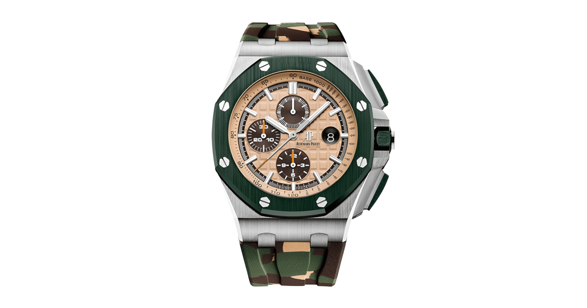 Audemars Piguet Royal Oak Offshore Steel Salmon Dial 44mm 26400SO