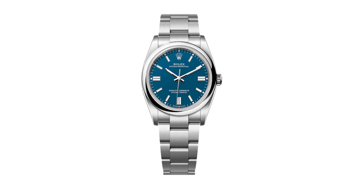 Rolex Oyster Perpetual Steel Blue Dial 36mm 126000-0015 - Make an