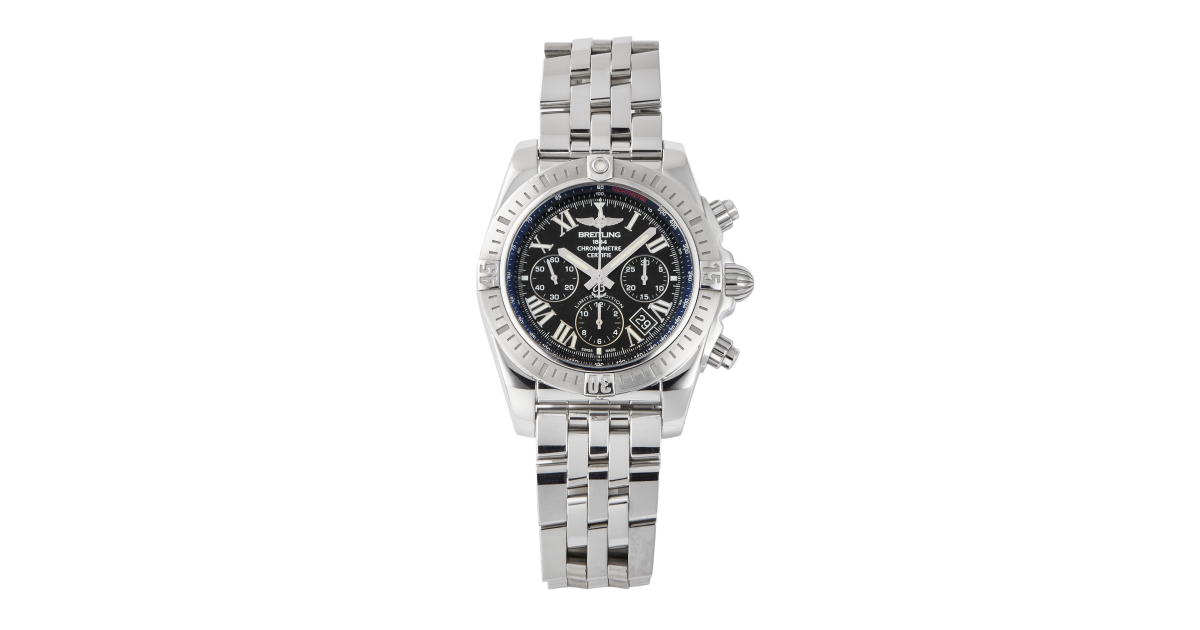 Breitling Chronomat Steel Black Dial 44mm AB01153A - Make an offer