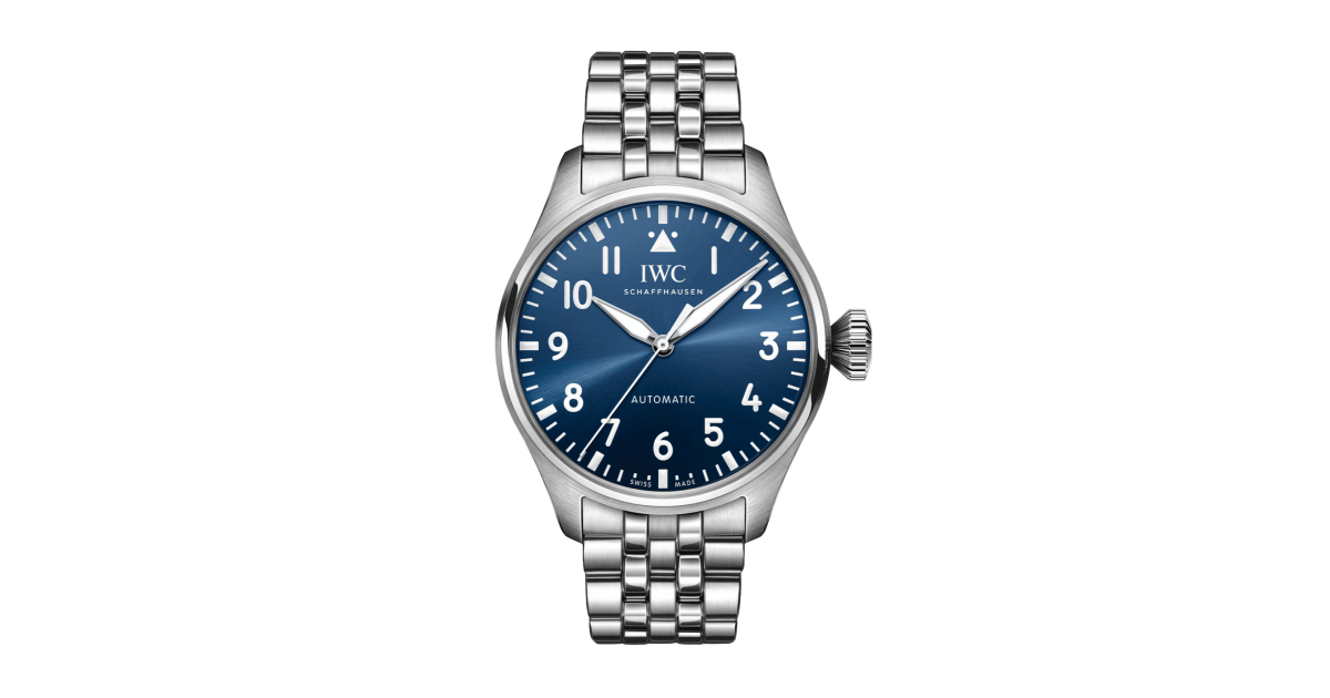 IWC Big Pilot's Watch Steel Blue Dial 43mm IW329304 - Make an