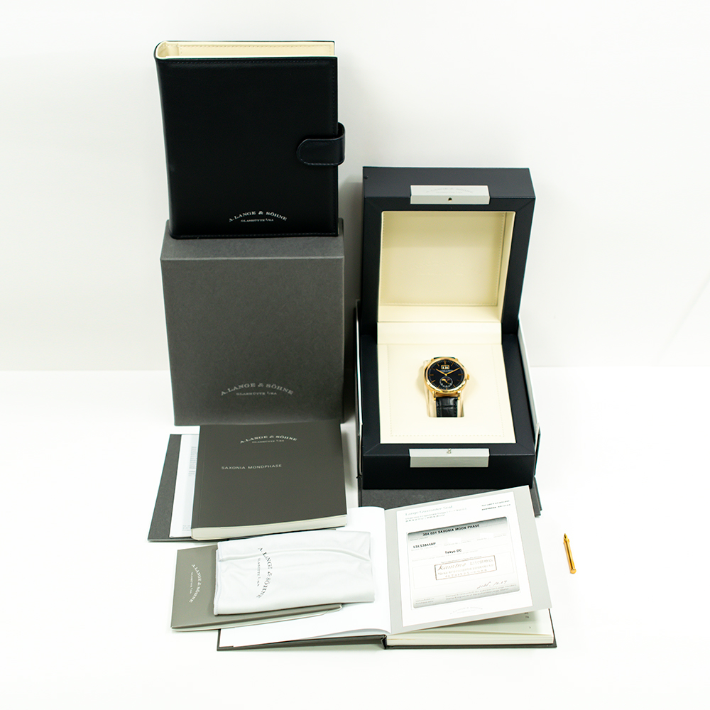 Saxonia Moonphase Rose Gold Black Dial 40mm Product Image 10