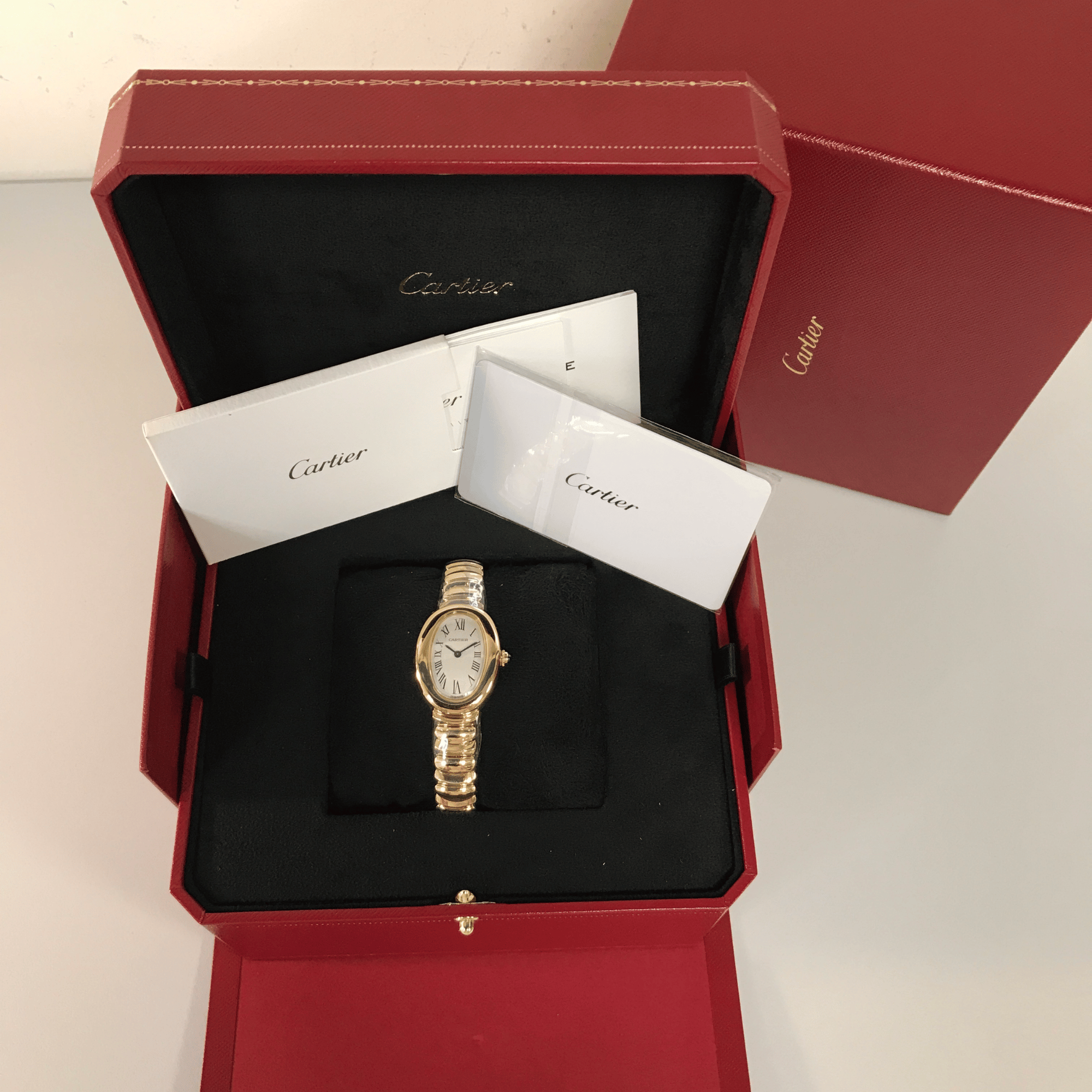 Baignoire de Cartier Yellow Gold Silver Dial 23mm Product Image 6