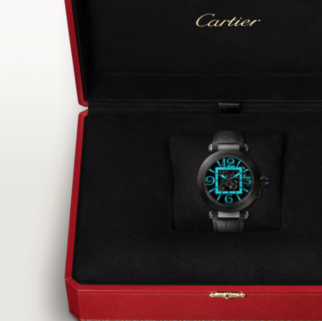 Pasha de Cartier Steel Skeleton Dial 41mm Product Image 6