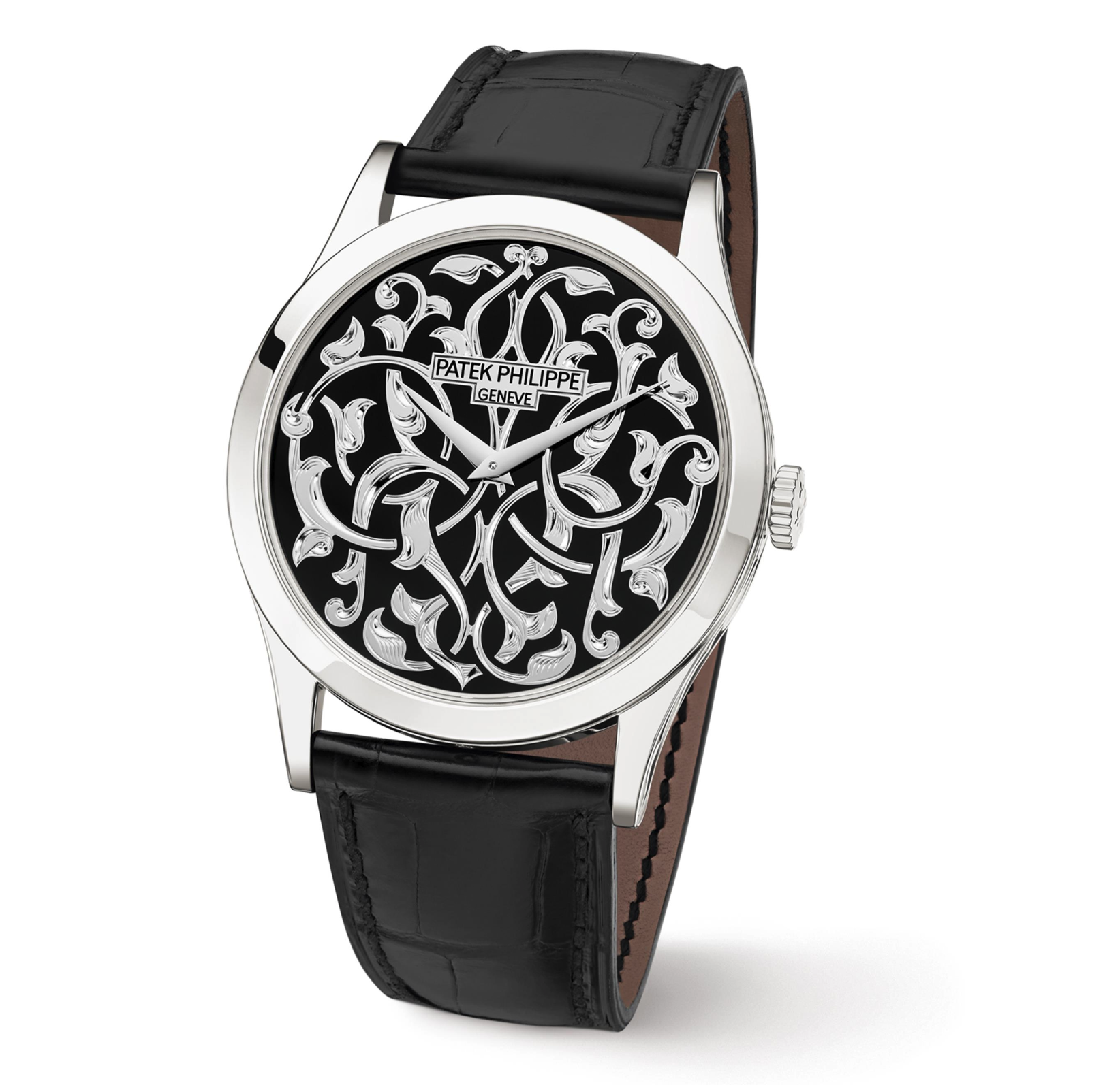 Calatrava Volutes and Arabesques Platinum 38mm Product Image 2