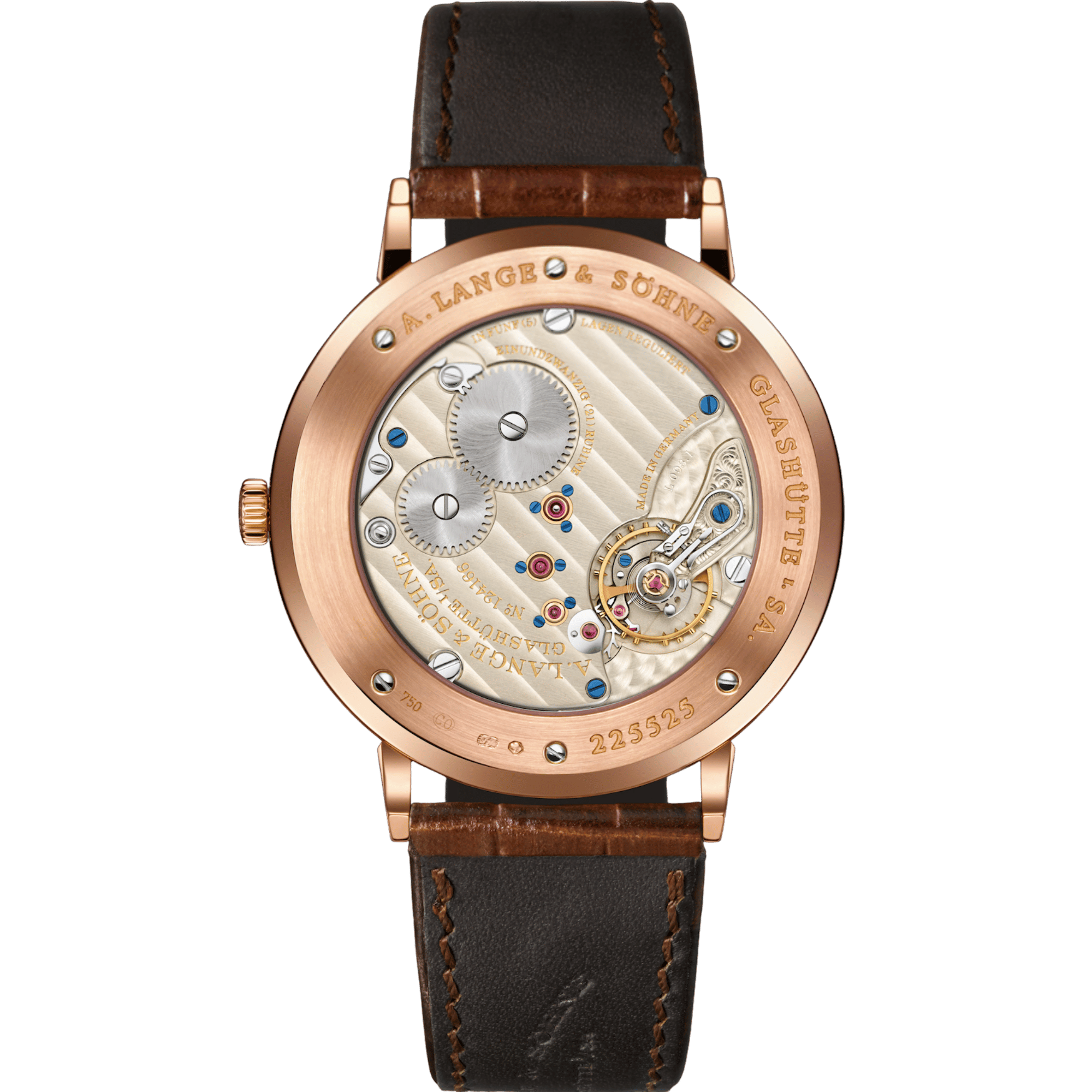 Saxonia Thin Rose Gold Silver Dial 37mm Product Image 2