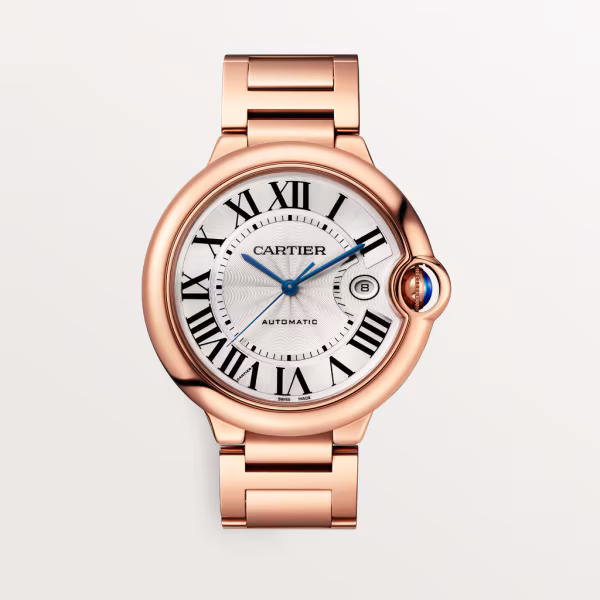 Ballon Bleu de Cartier Rose Gold Silver Dial 42mm Product Image 2