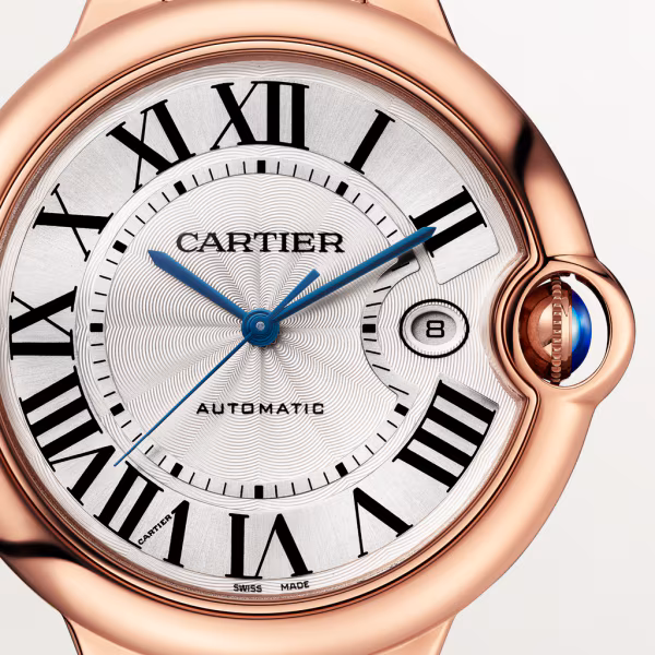 Ballon Bleu de Cartier Rose Gold Silver Dial 42mm Product Image 1