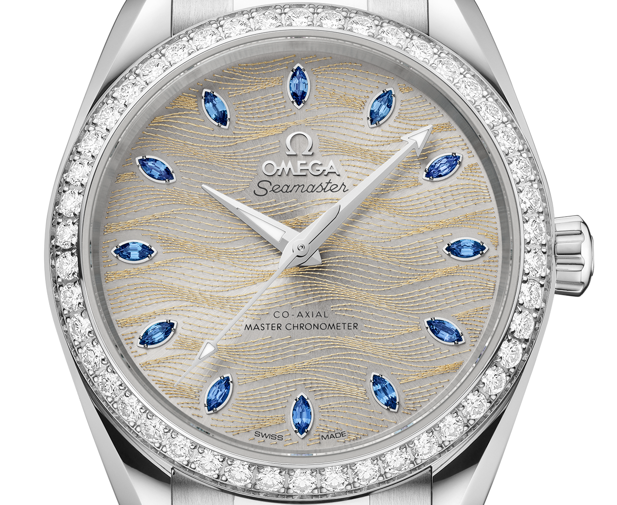 Aqua Terra White Gold Diamond Silver Dial 34mm Product Image 4
