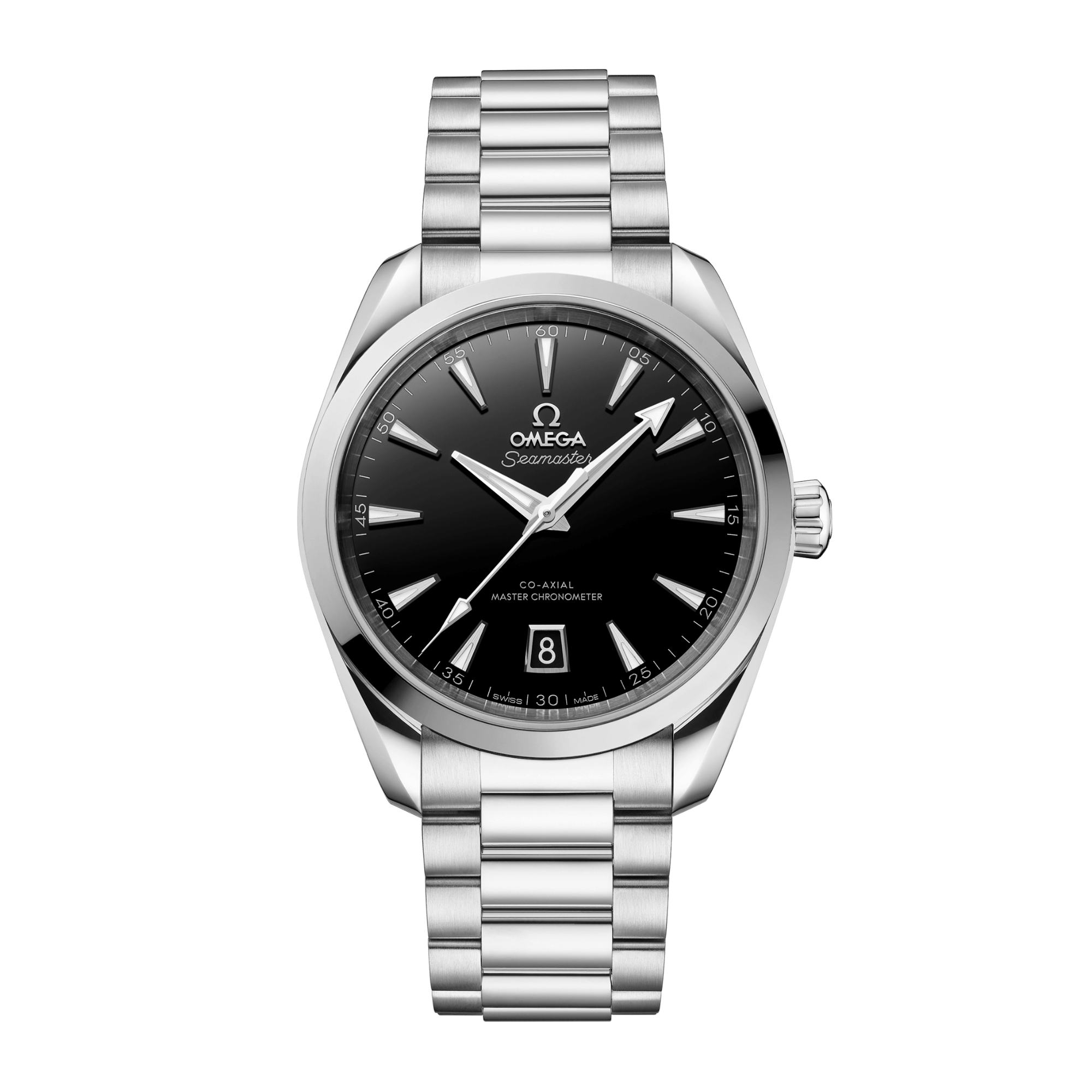 Aqua Terra Steel Black Dial 38mm Product Image 1
