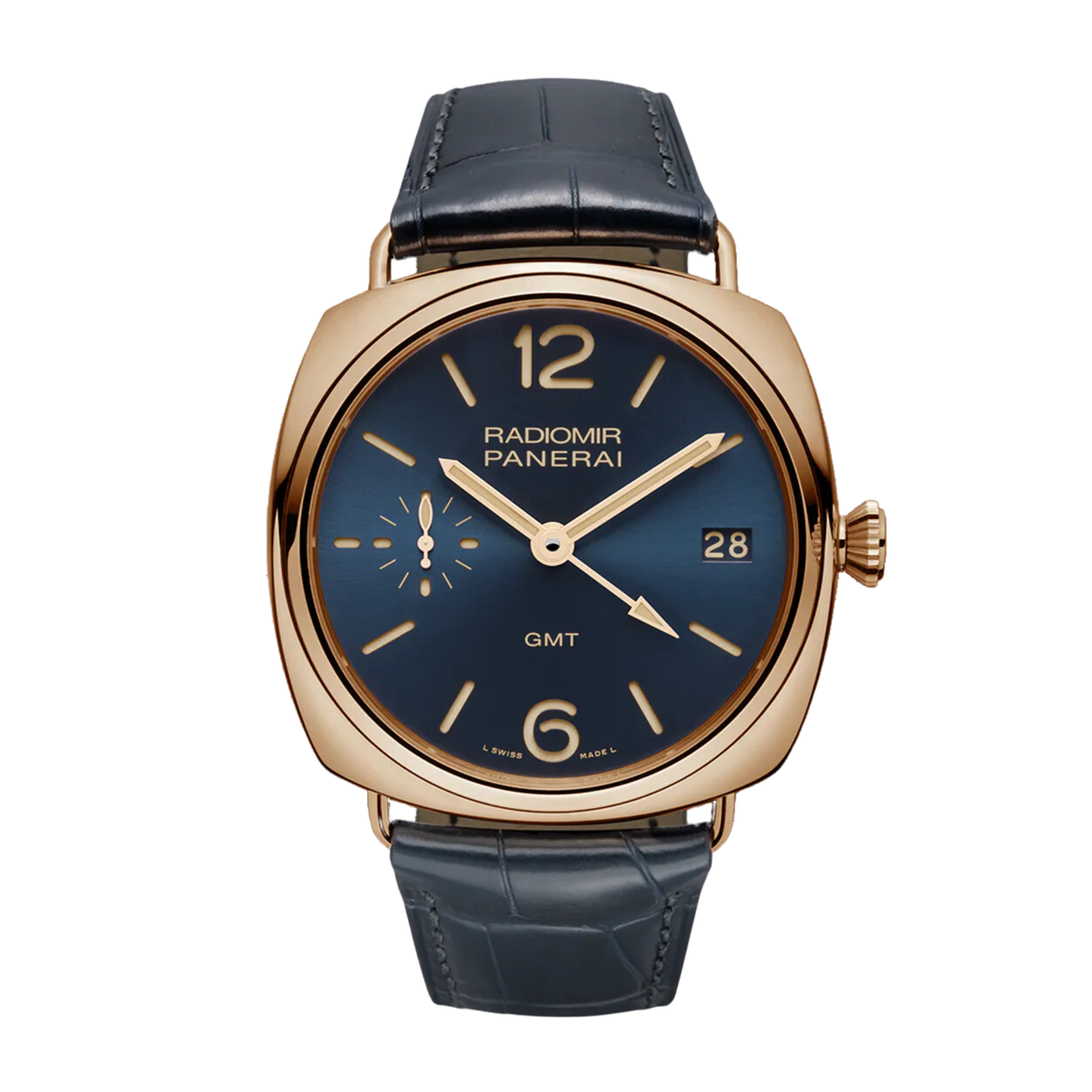 Radiomir 3-Days GMT Oro Rosso Rose Gold Blue Dial 47mm Product Image 1