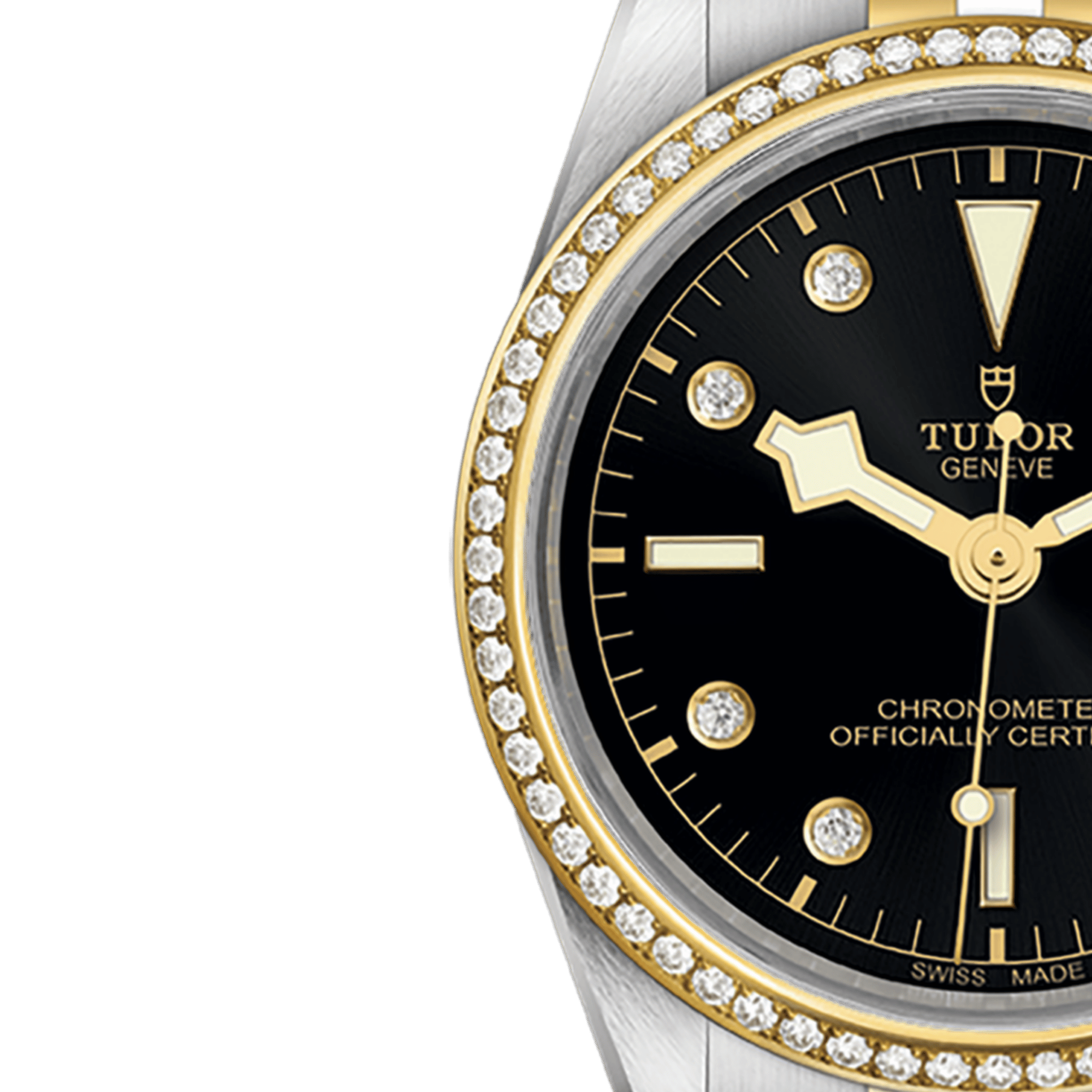 Black Bay Yellow Gold & Steel Diamond Black Dial 36mm Product Image 3
