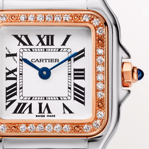 Panthère de Cartier Rose Gold & Steel Diamond White Dial 22mm Product Image 1