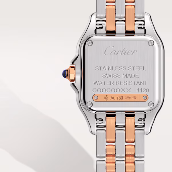 Panthère de Cartier Rose Gold & Steel Diamond White Dial 22mm Product Image 3