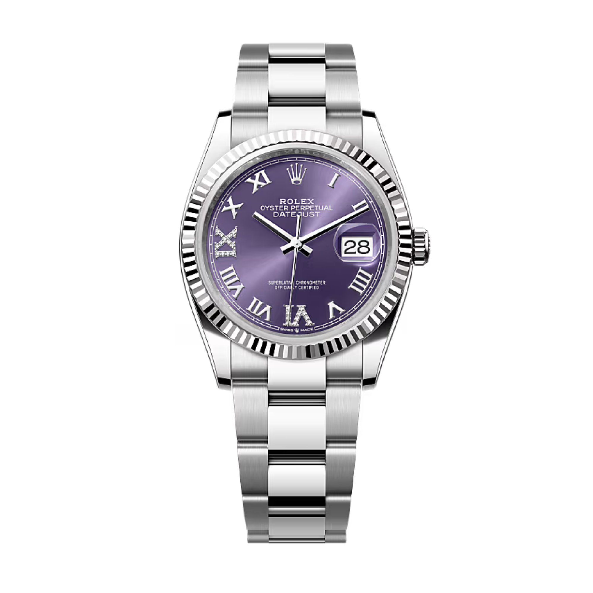 Datejust Steel Purple Dial 36mm Product Image 1