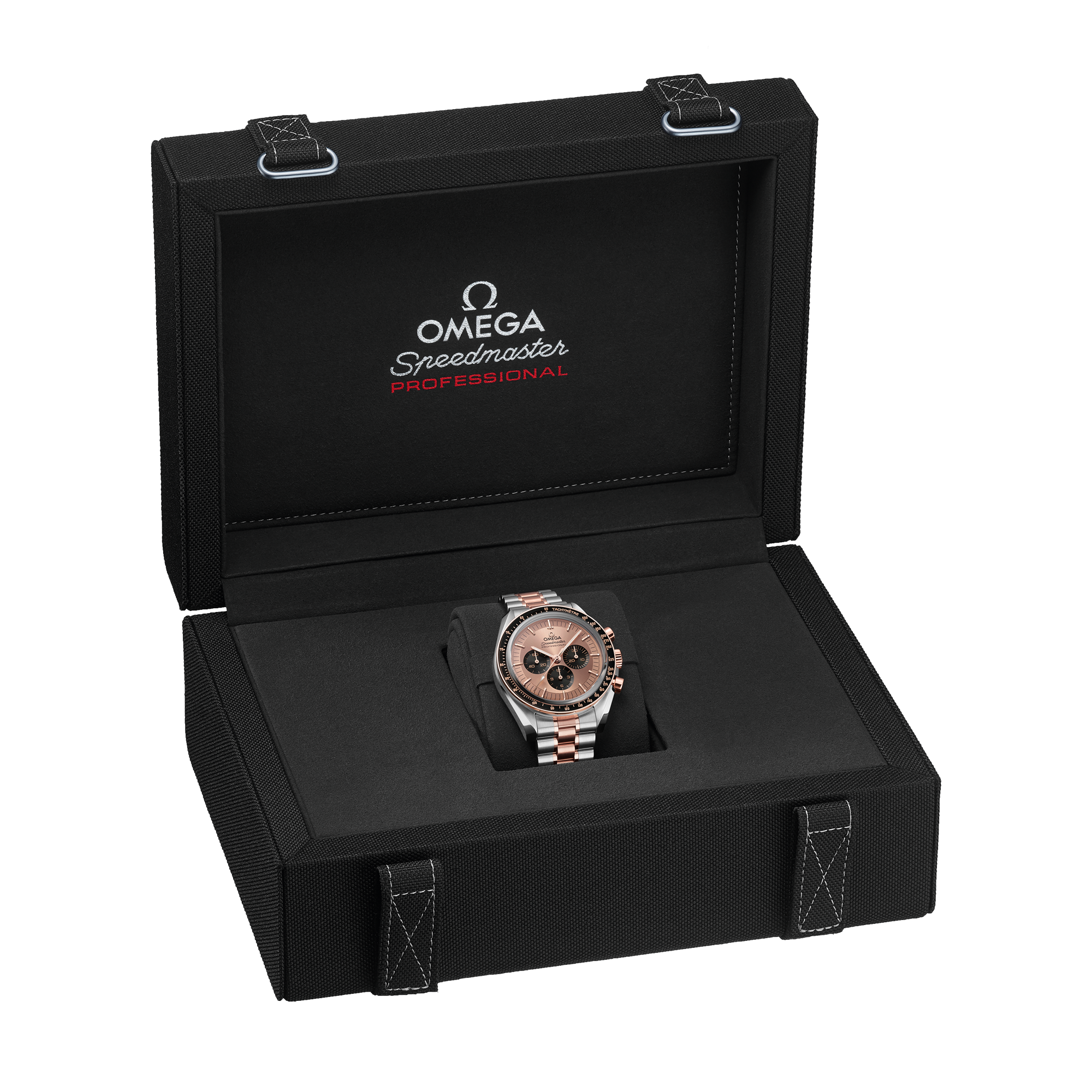 Speedmaster Professional Moonwatch Rose Gold & Steel Pink Dial 42mm Product Image 7