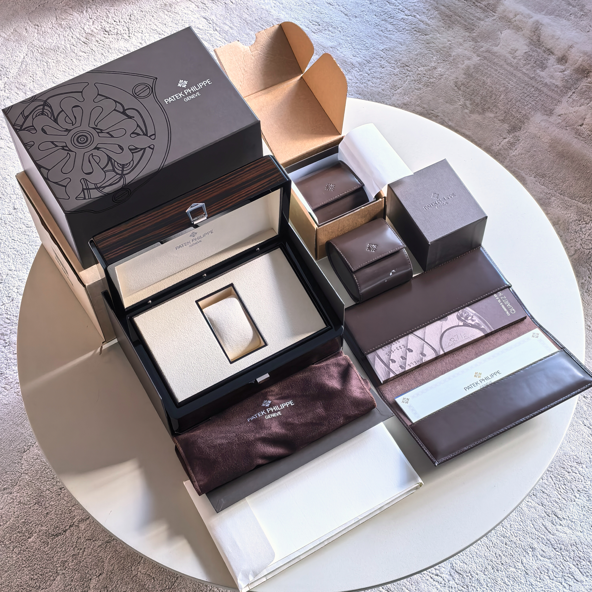 Nautilus Rose Gold Diamond Purple Dial 32mm Product Image 10