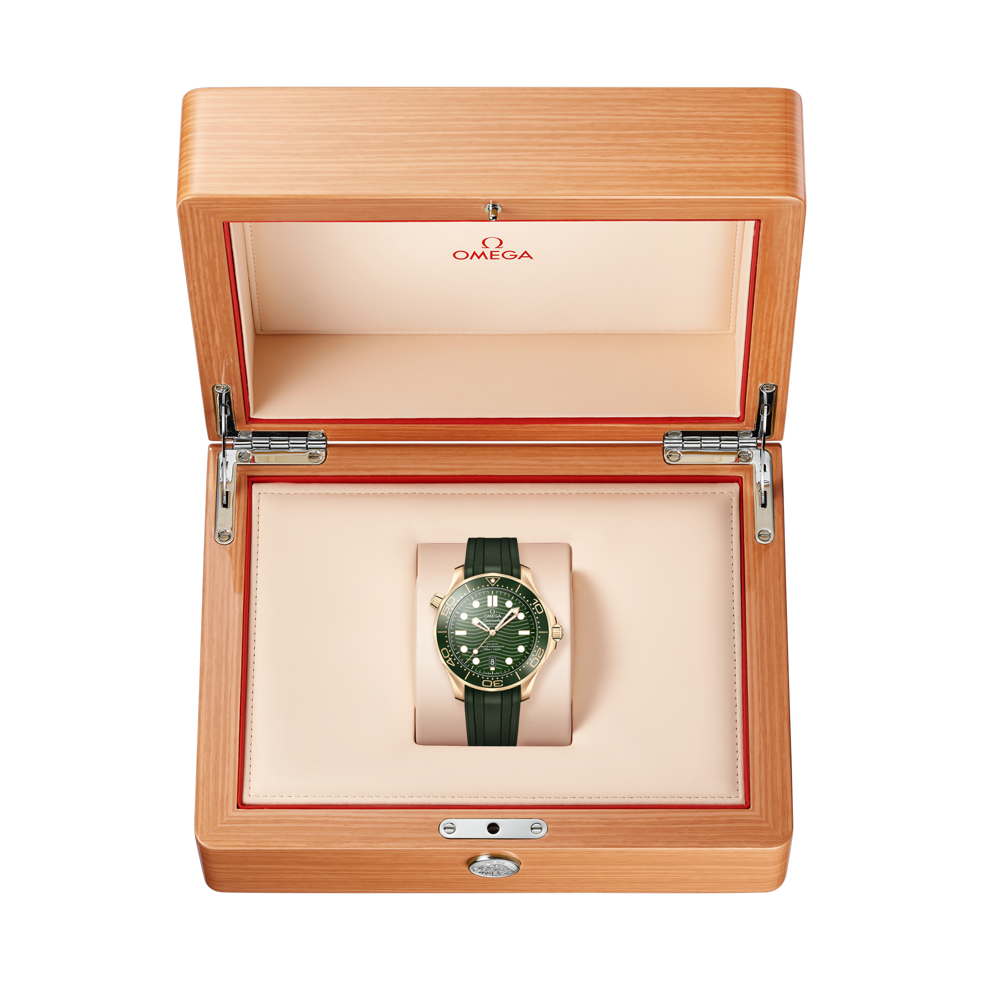 Seamaster Diver 300m Yellow Gold Green Dial 42mm Product Image 5