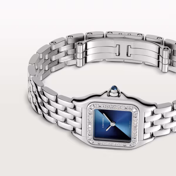 Panthère de Cartier Steel Diamond Blue Dial 22mm Product Image 2