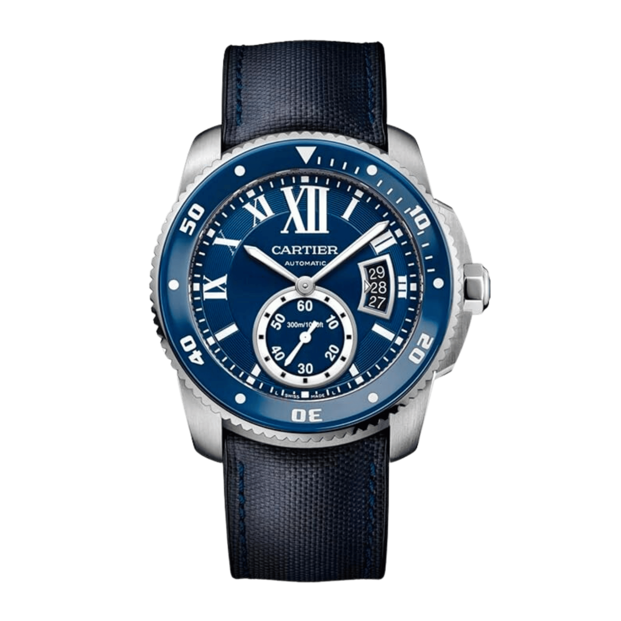 Cartier Calibre de Cartier Rose Gold Blue Dial 42mm WGCA0009
