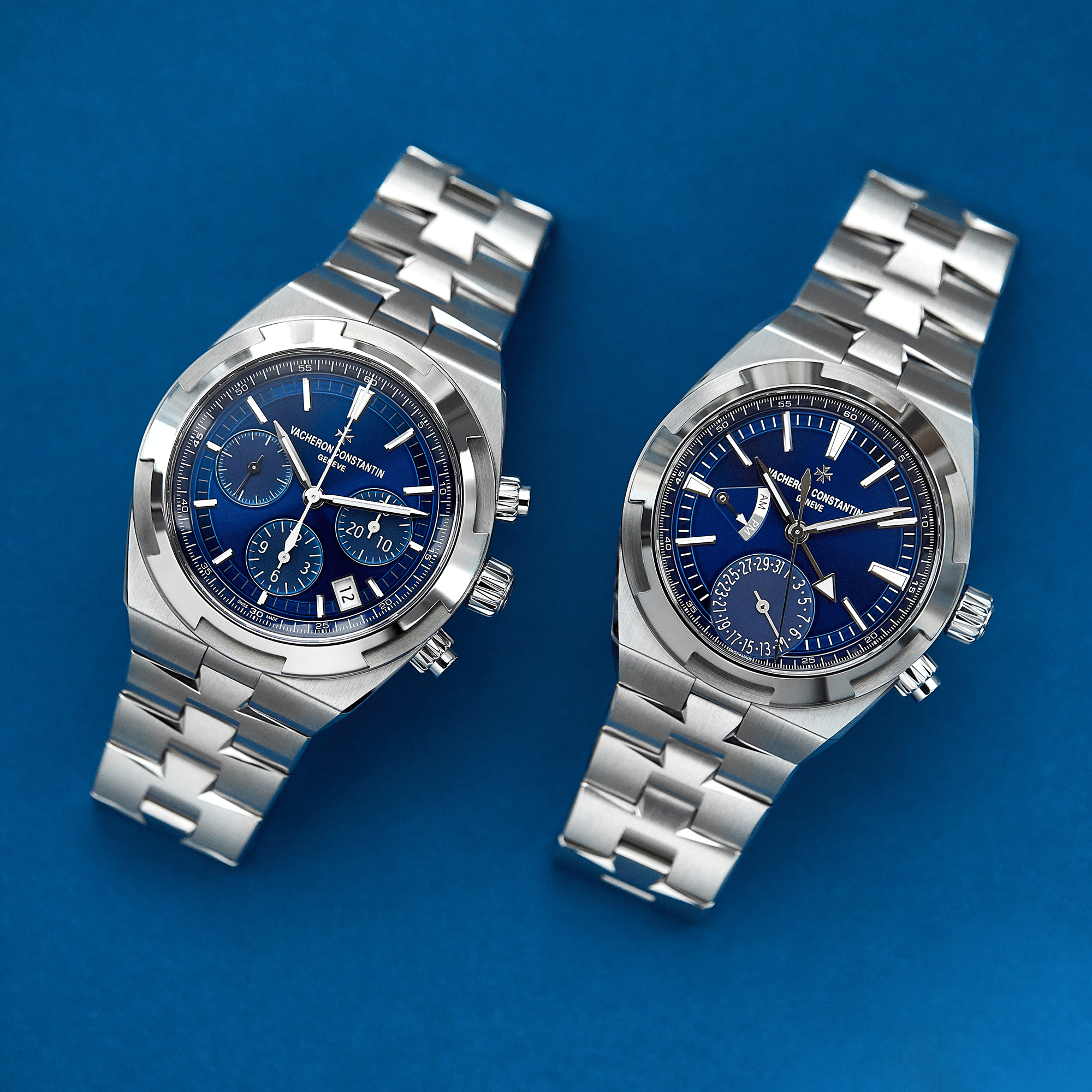 Overseas Chronograph Steel Blue Dial 42mm Product Image 7