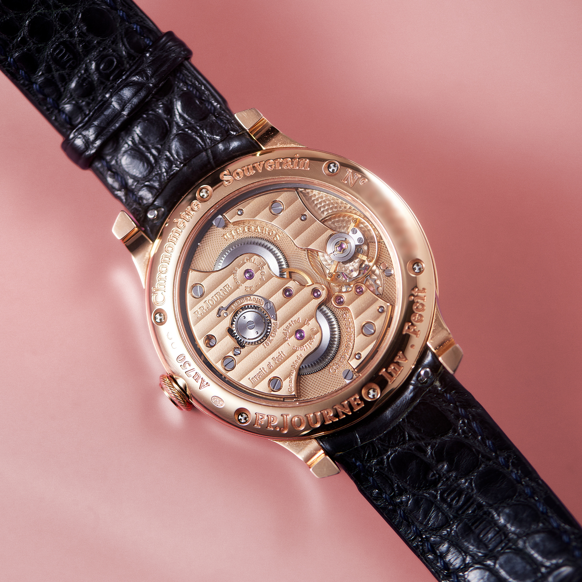 Chronometre Souverain “Boutique Edition" Rose Gold Mother of Pearl Dial 40mm Product Image 4