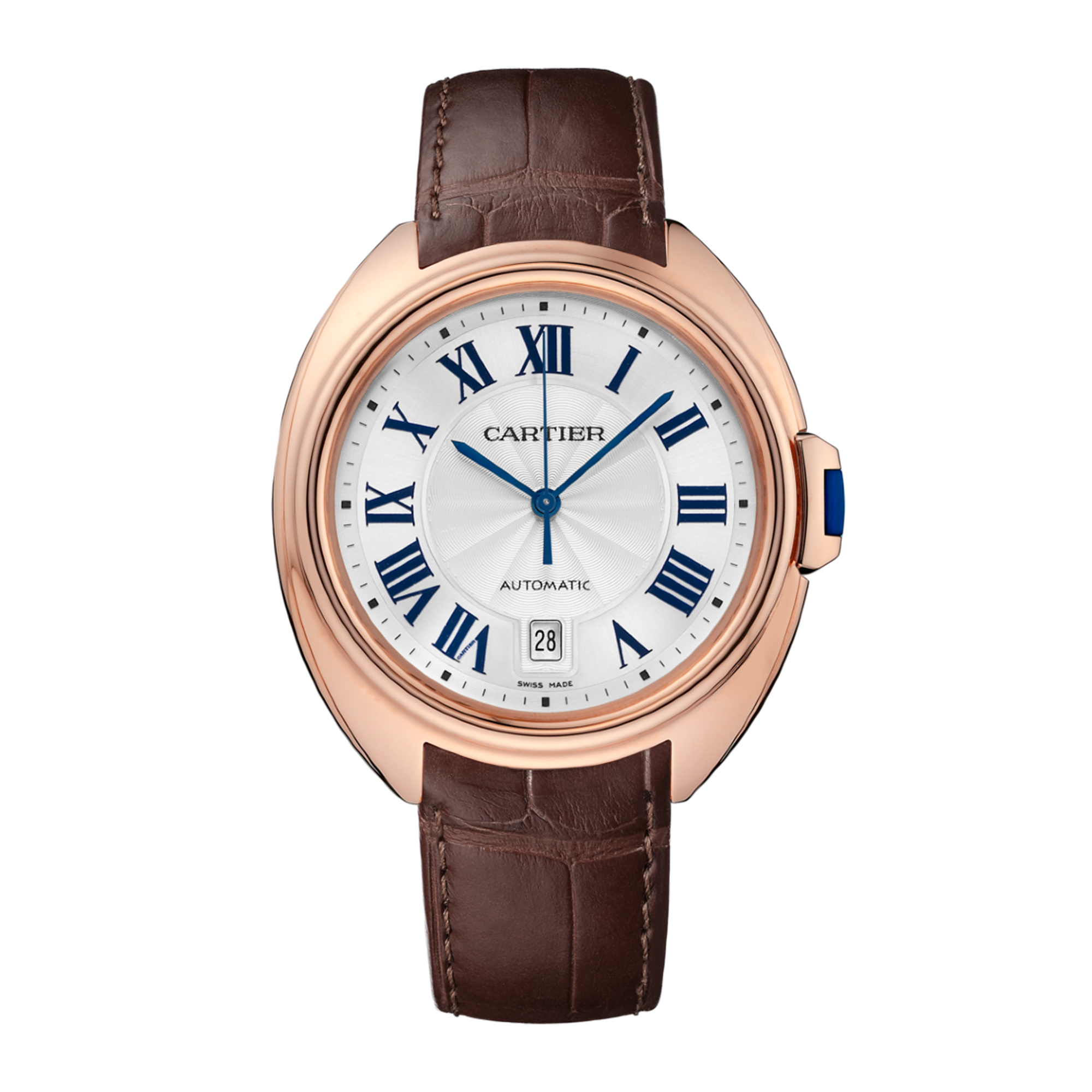 Clé de Cartier Rose Gold Silver Dial 40mm Product Image