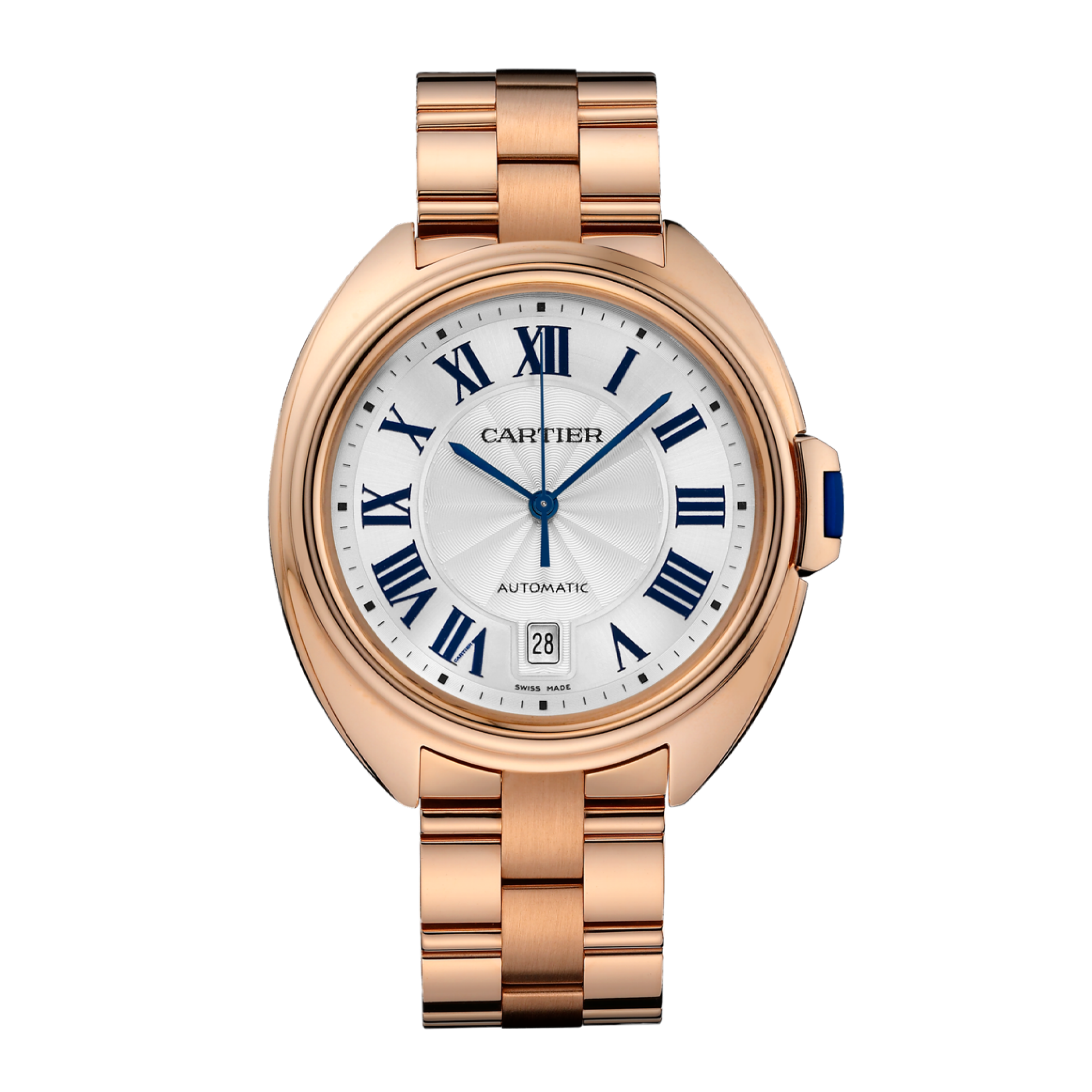 Clé de Cartier Rose Gold Silver Dial 40mm Product Image