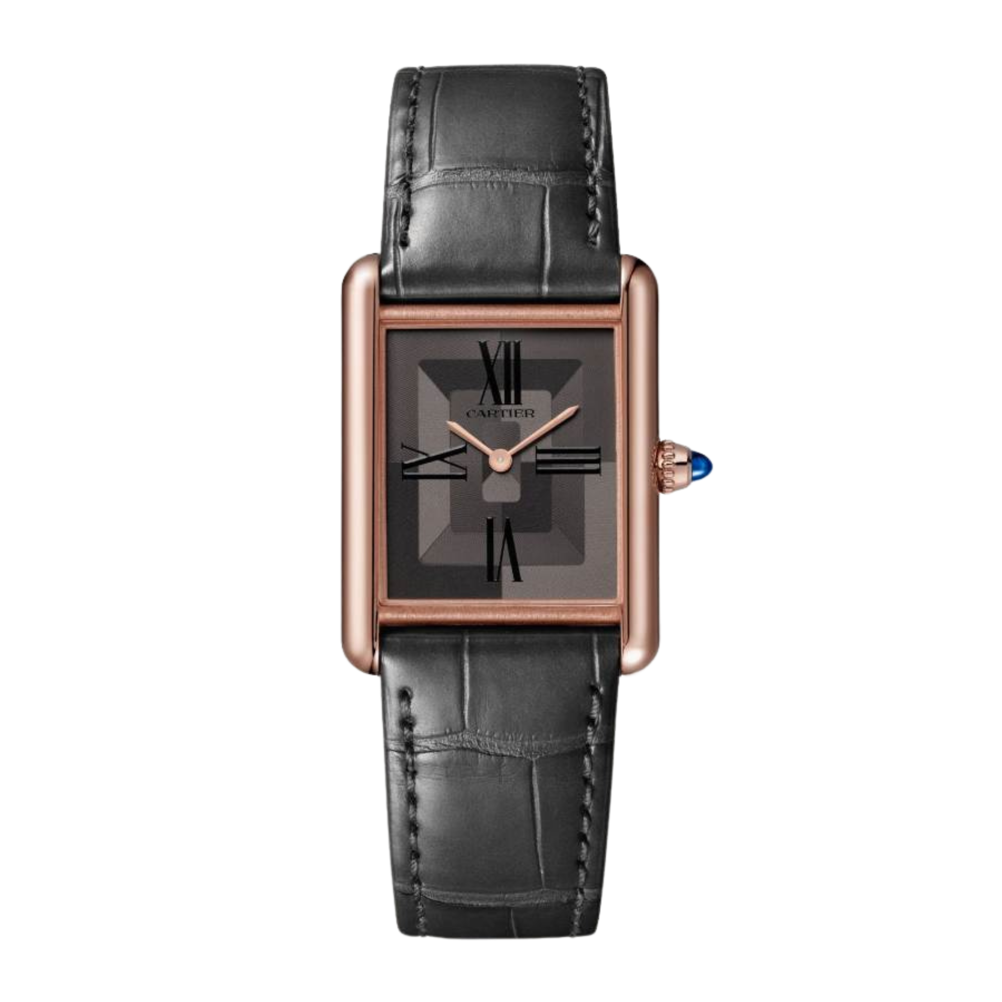 Tank Louis Cartier Rose Gold Grey Dial 25mm Product Image