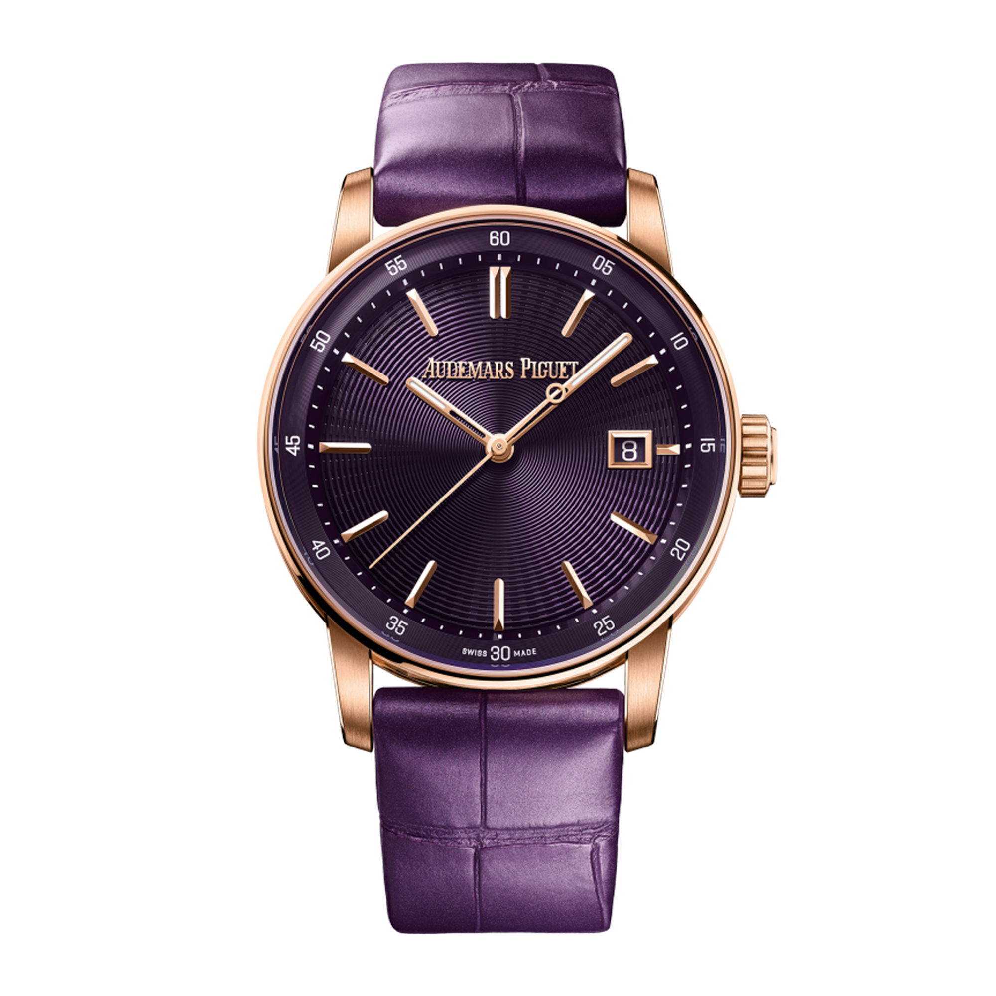 Code 11.59 Rose Gold Purple Dial 38mm Product Image